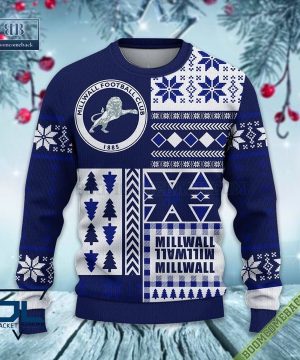 Millwall Ugly Christmas Sweater, Christmas Jumper