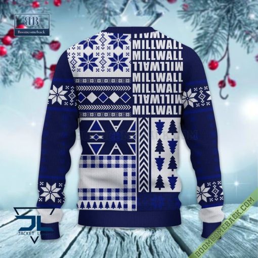 Millwall Ugly Christmas Sweater, Christmas Jumper