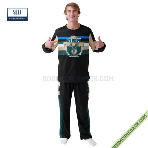 Milwaukee Bucks 2021 NBA Champions Pajamas Set