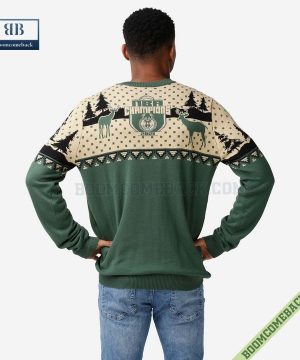 Milwaukee Bucks NBA 2021 Champions Fear The Deer Ugly Christmas Sweater