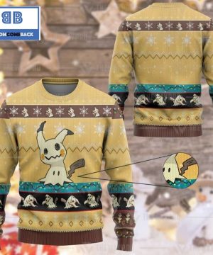 Mimikyu Pokemon Anime Custom Imitation Knitted Ugly Christmas Sweater