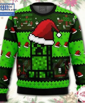 Minecraft Creeper Ugly Christmas Sweater