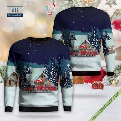 Minnesota, Sauk Rapids Fire Department Christmas Sweater Jumper