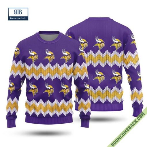 Minnesota Vikings Christmas Knitted Sweater