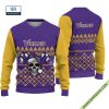 Minnesota Vikings Christmas Skull Ugly Sweater