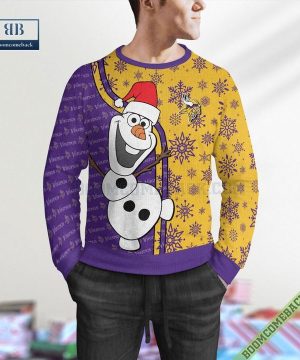 Minnesota Vikings Olaf Christmas Ugly Sweater