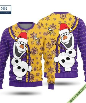 Minnesota Vikings Olaf Christmas Ugly Sweater