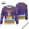 Minnesota Vikings Christmas Skull Ugly Sweater Jumper