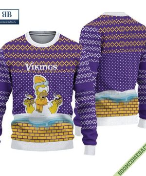 Minnesota Vikings Simpson Ugly Sweater Jumper