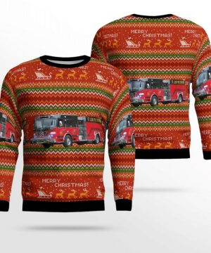 Missouri St. Louis Fire Department Ugly Christmas Sweater