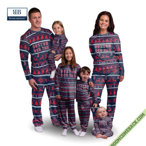 MLB Boston Red Sox Family Pajamas Set