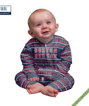 MLB Boston Red Sox Family Pajamas Set