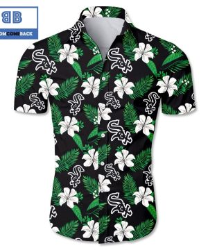 MLB Chicago White Sox Tropical Flower Hawaiian Shirt