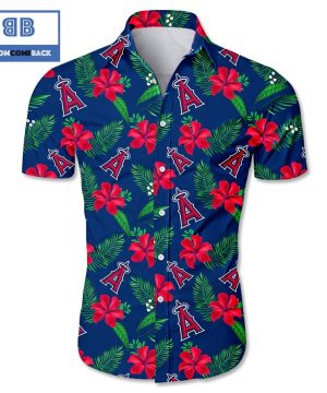 MLB Los Angeles Angels of Anaheim Tropical Flower Hawaiian Shirt