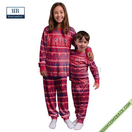 MLB Philadelphia Phillies Family Pajamas Set