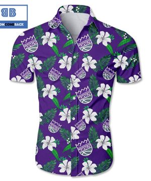 MLB Sacramento Kings Tropical Flower Hawaiian Shirt