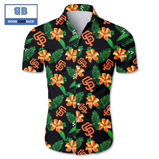 MLB San Francisco Giants Tropical Flower Hawaiian Shirt