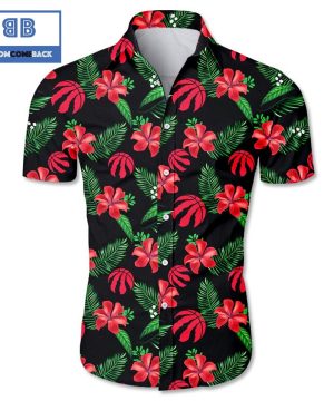 MLB Toronto Raptors Tropical Flower Hawaiian Shirt