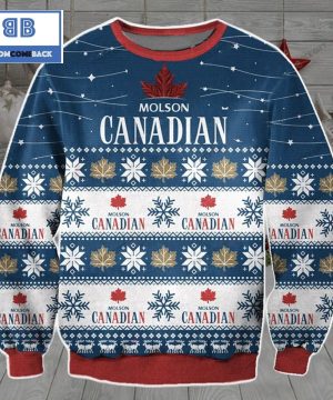 Molson Canadian Beer Christmas Ugly Sweater