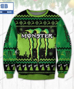 Monster Energy Beer Christmas Ugly Sweater