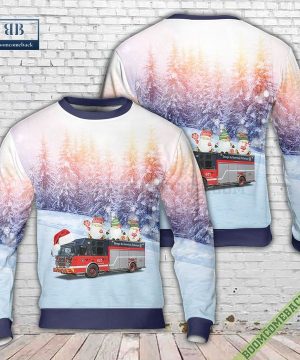 Montreal Fire Department Ugly Christmas Sweater