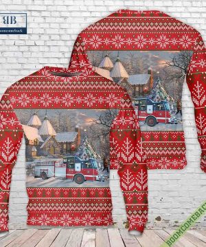 Montreal Fire Engine 205 Ugly Christmas Sweater