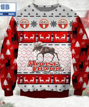 Moose Drool Brown Ale Ugly Christmas Sweater