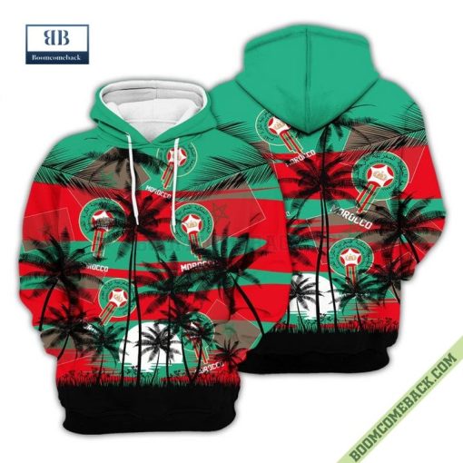 Morocco Coconut World Cup 2022 Champions 3D Sweater And Hoodie T-Shirt