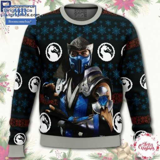 Mortal Kombat Sub-Zero Ugly Christmas Sweater