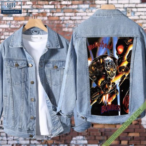 Motorhead Bomber Album Denim Jacket