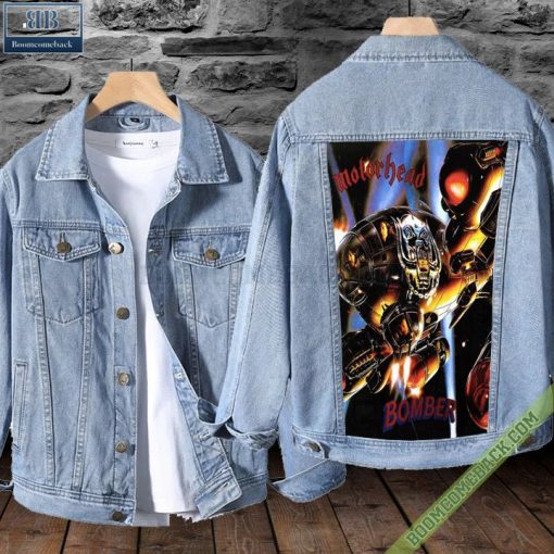 Motorhead Bomber Album Denim Jacket