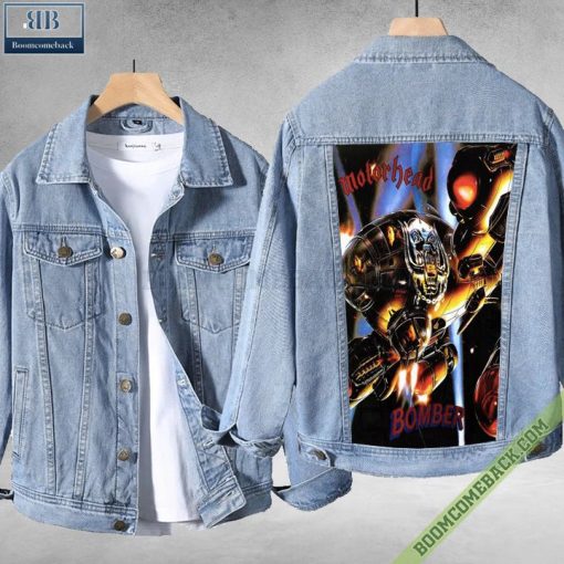 Motorhead Bomber Album Denim Jacket