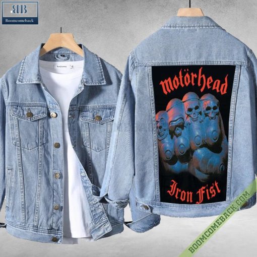 Motorhead Iron Fist Album Cover Denim Jacket