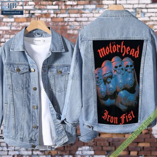 Motorhead Iron Fist Album Cover Denim Jacket