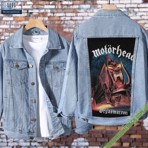 Motorhead Orgasmatron Album Cover Denim Jacket