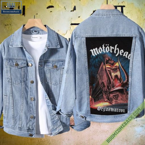 Motorhead Orgasmatron Album Cover Denim Jacket