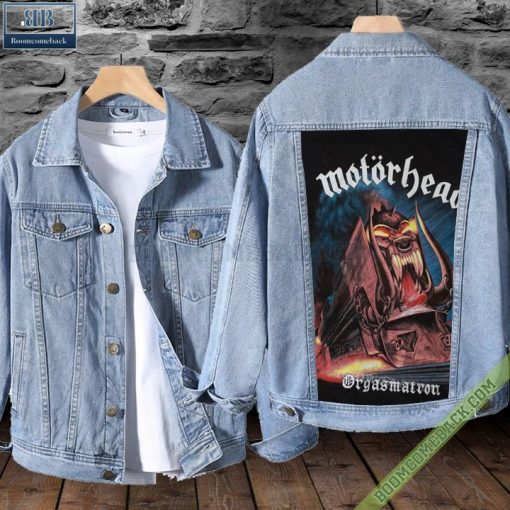 Motorhead Orgasmatron Album Cover Denim Jacket