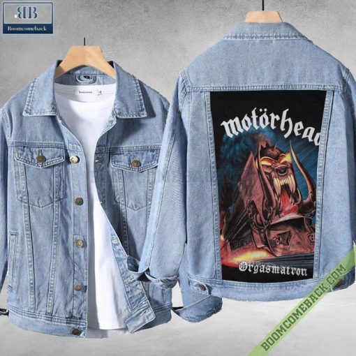 Motorhead Orgasmatron Album Cover Denim Jacket