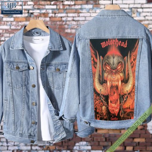 Motorhead Sacrifice Album Cover Denim Jacket