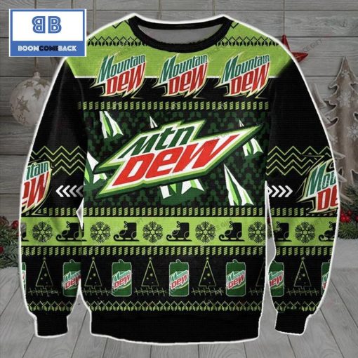 Mountain Dew Christmas Ugly Sweater