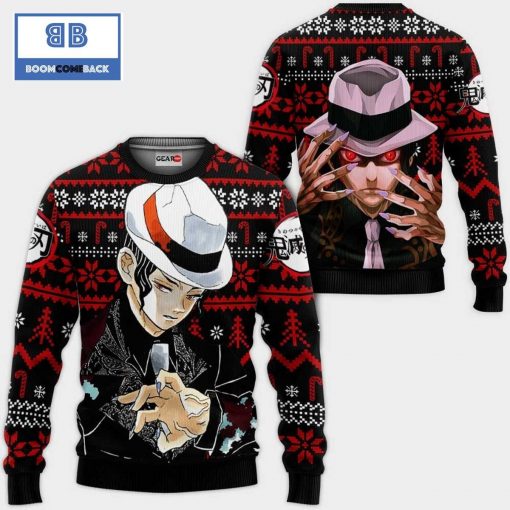 Muzan Kibutsuji Kimetsu No Yaiba Anime Ugly Christmas Sweater