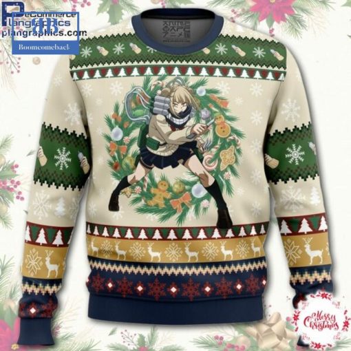 My Hero Academia Himiko Toga Christmas Circle Ugly Christmas Sweater