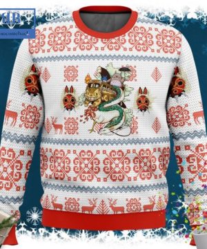 My Neighbor Totoro Characters Light Ugly Christmas Sweater