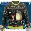 My Neighbor Totoro Rain Purple Ugly Christmas Sweater