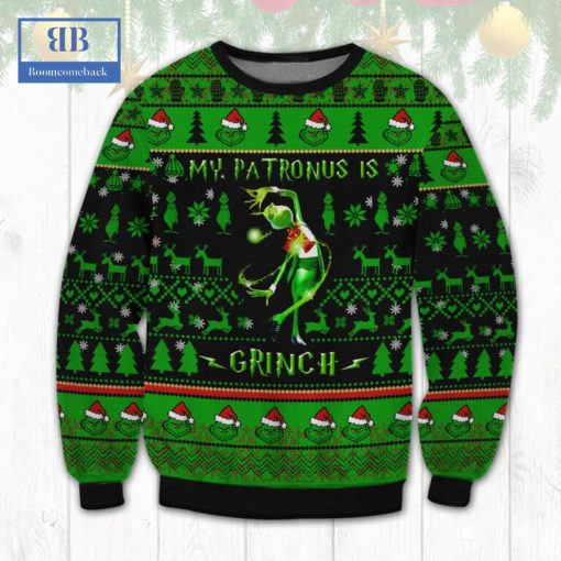 My Patronus Is Grinch Ugly Christmas Sweater