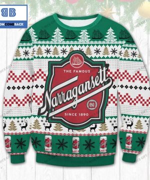 Narragansett Beer Christmas Ugly Sweater