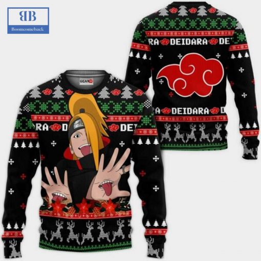 Naruto Akatsuki Deidara Ugly Christmas Sweater