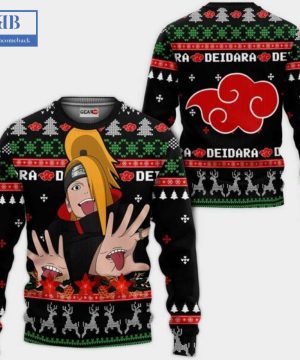 naruto akatsuki deidara ugly christmas sweater 3 e62BC