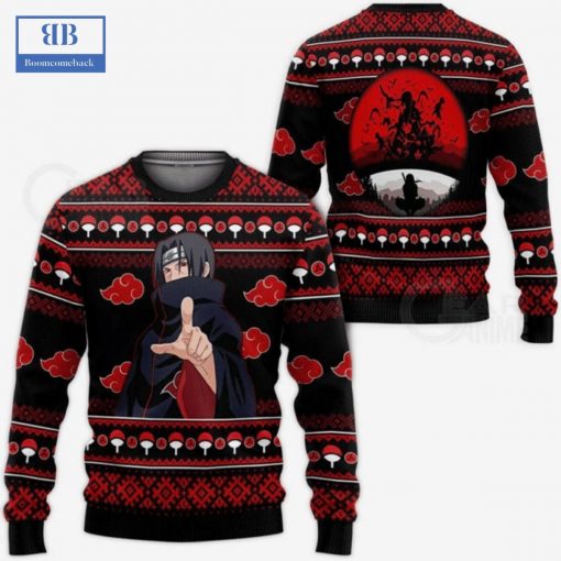 Naruto Akatsuki Itachi Ver 1 Ugly Christmas Sweater