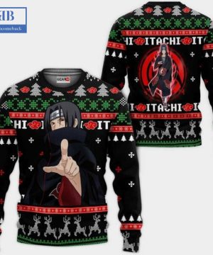 naruto akatsuki itachi ver 2 ugly christmas sweater 3 mzAc3